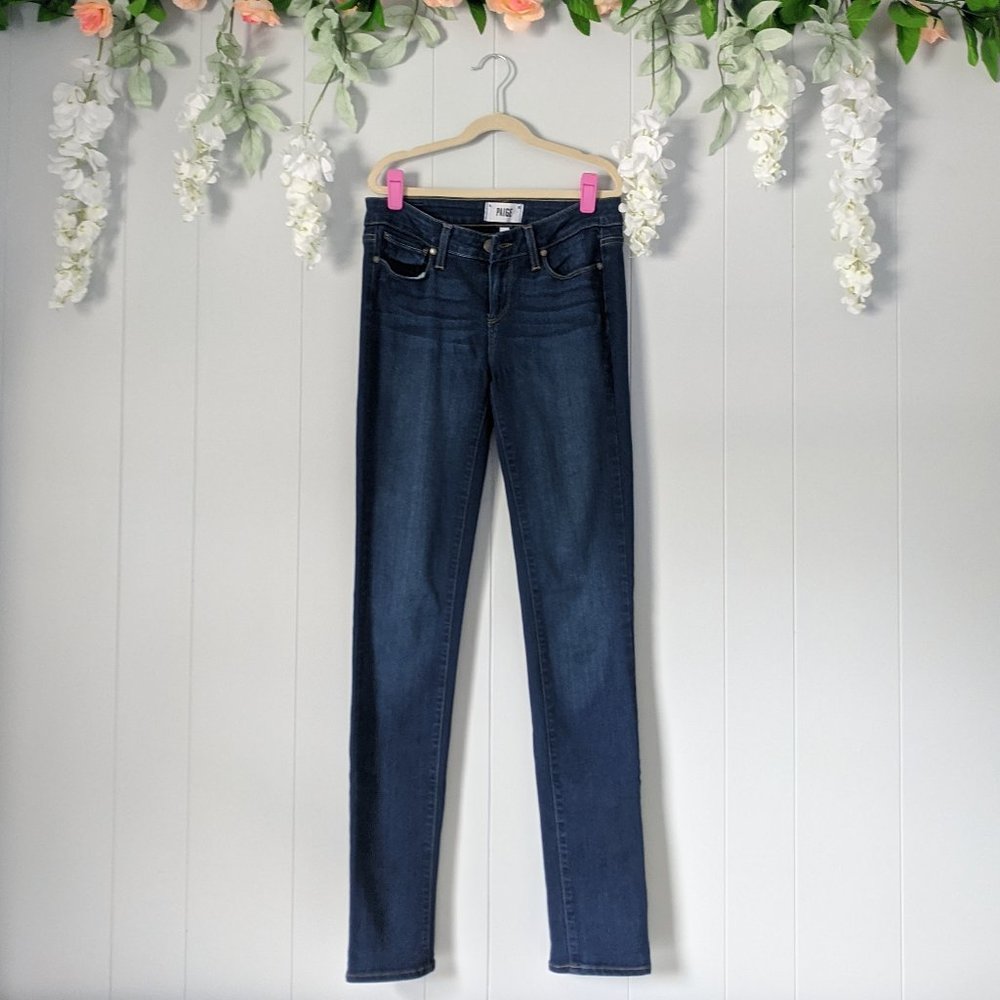 PAIGE | Skyline Skinny Blue Jeans | 26
